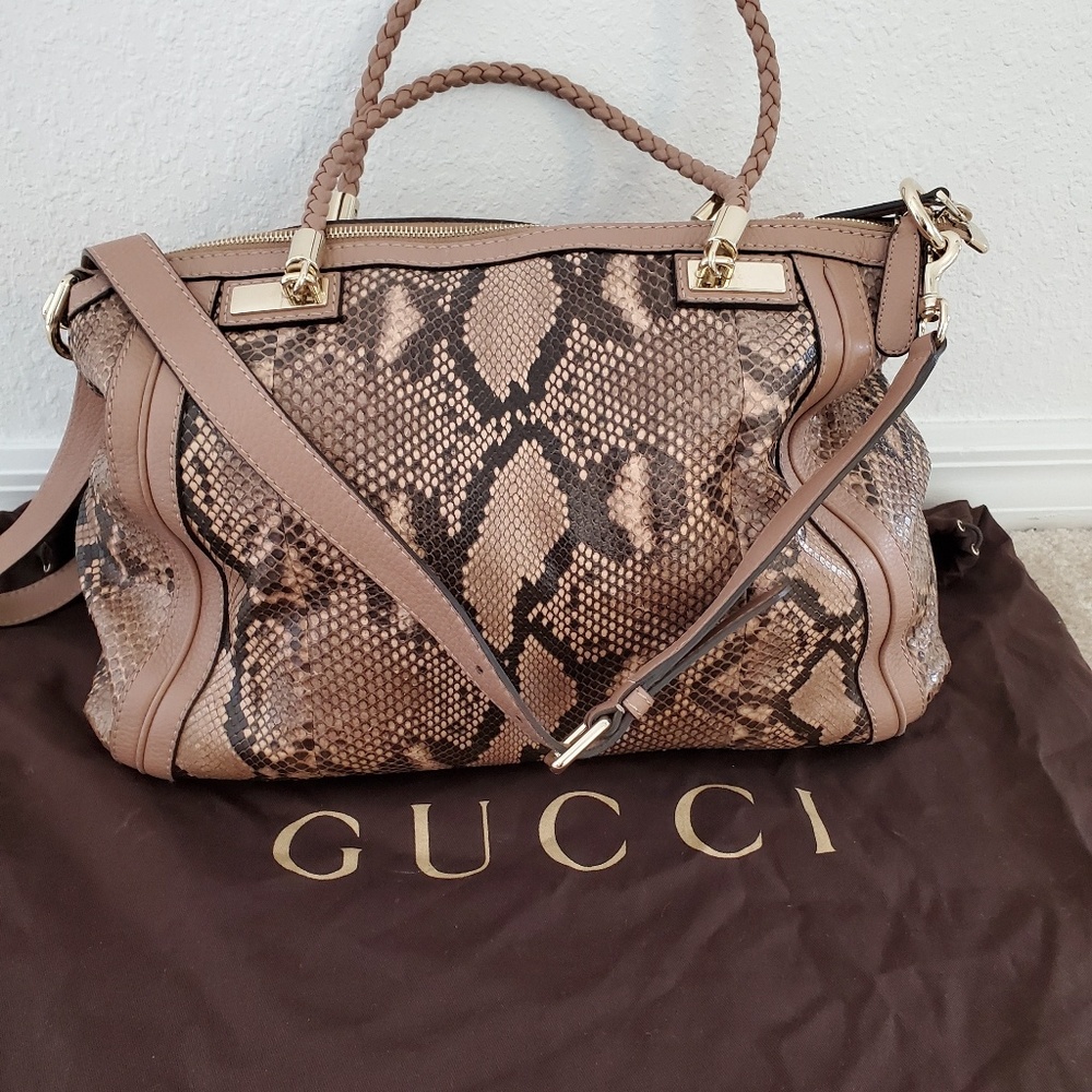 Gucci Bella python purse - Picture 2 of 6